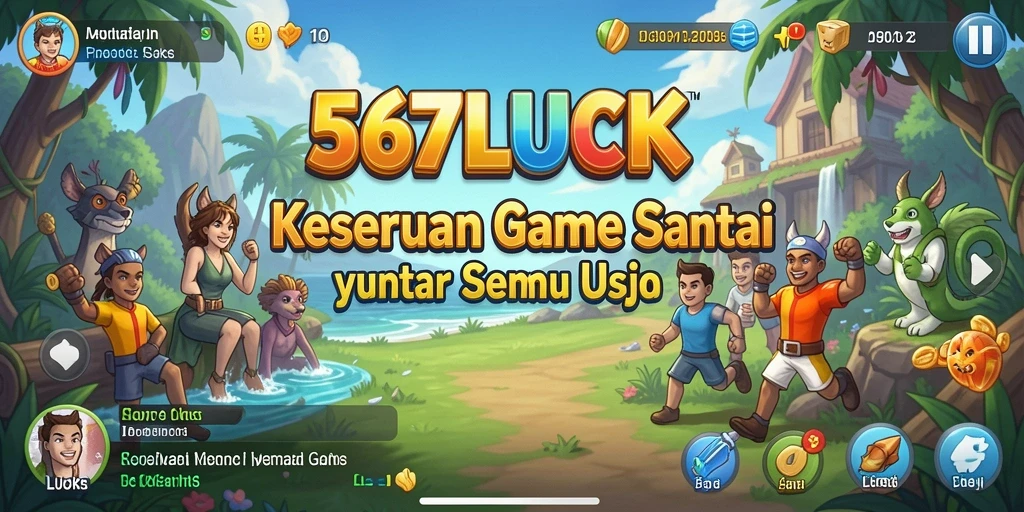 Tangkapan layar menarik dari gameplay 567LUCK yang penuh warna.
