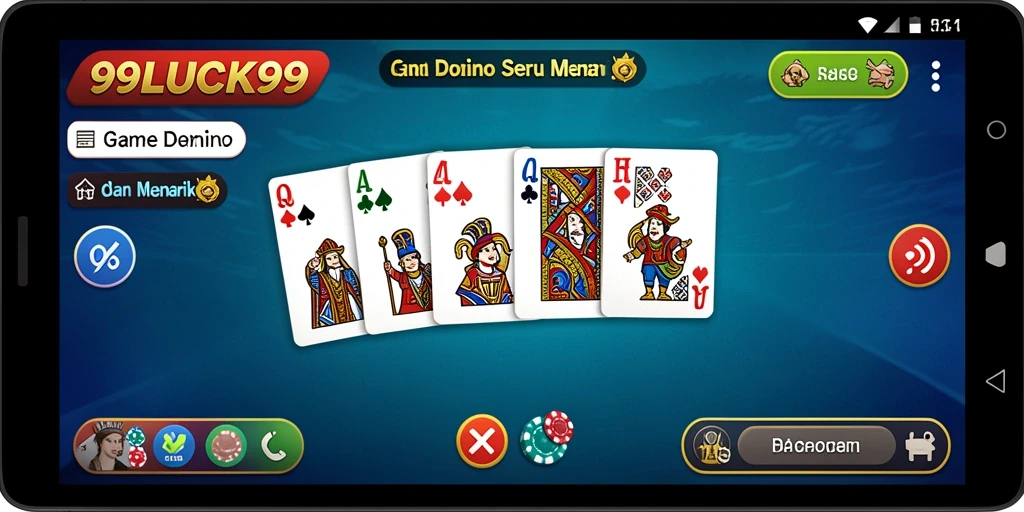 Tampilan menarik dalam gameplay Domino 99LUCK99.