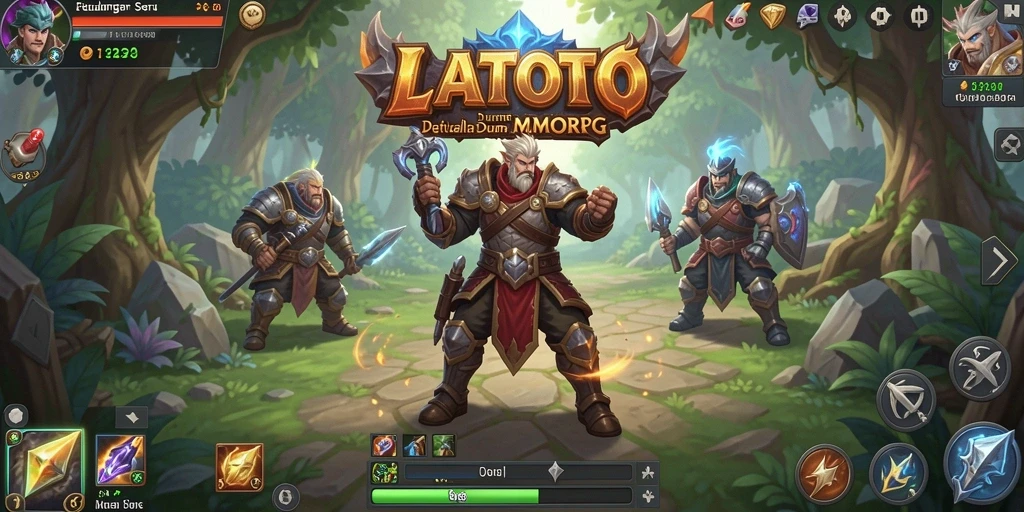 Tampilan gameplay seru dari LATOTO yang mengajak pemain berpetualang.