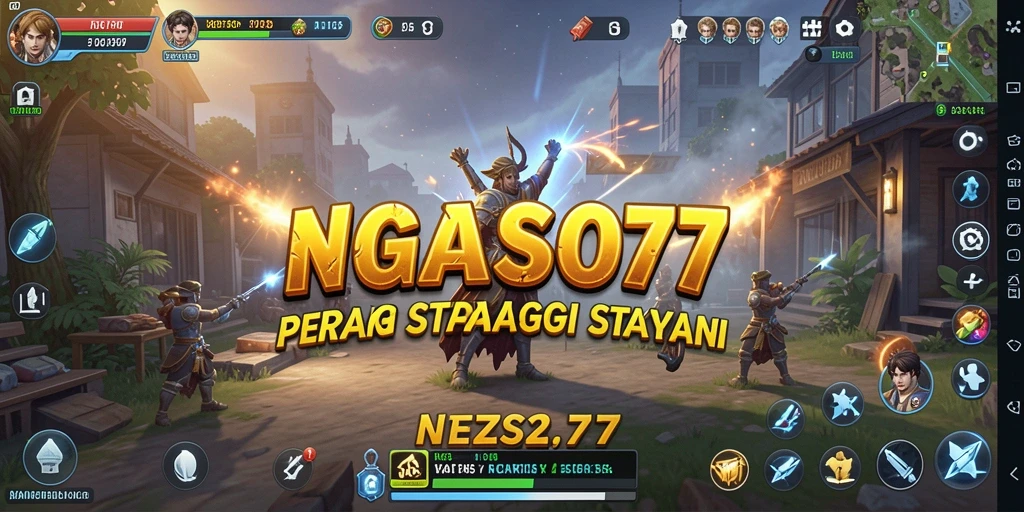 Gameplay NGASO77 menampilkan strategi pertempuran yang mendebarkan.