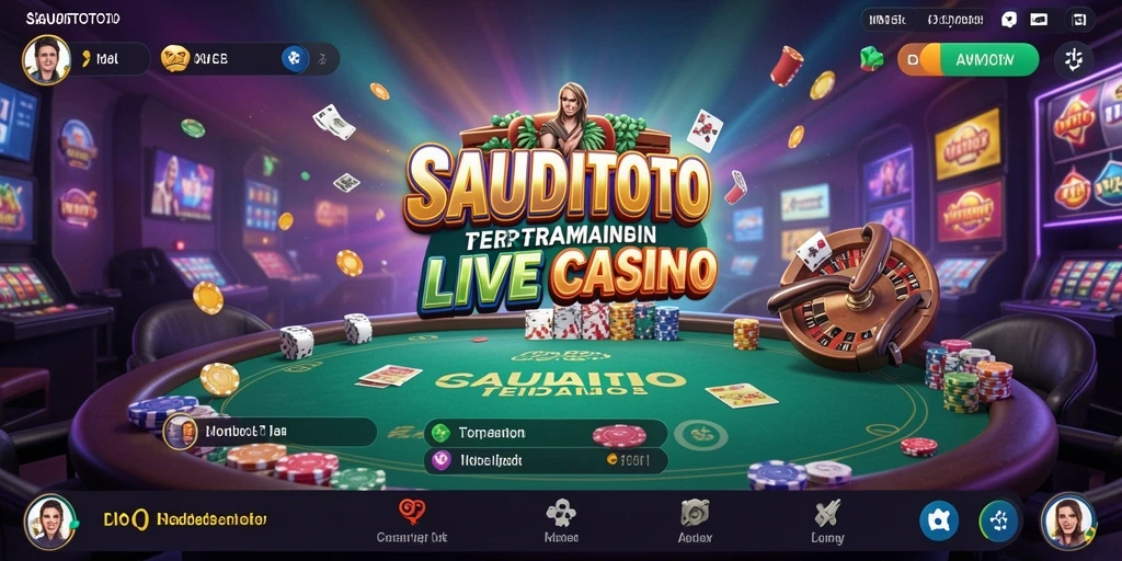 Tampilan gameplay Live Casino SAUDITOTO yang menarik dan interaktif.