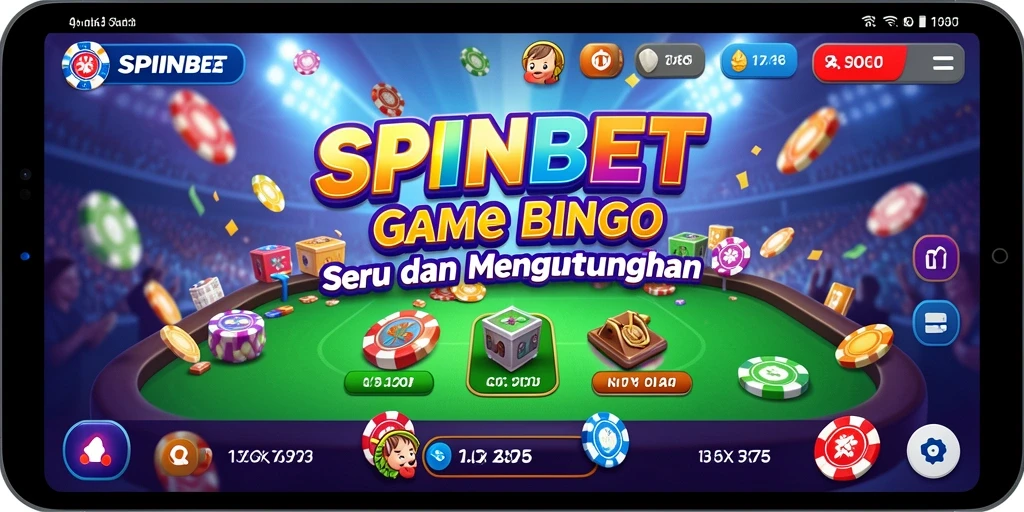 Tampilan permainan Bingo yang menarik dan sederhana di SPINBET.