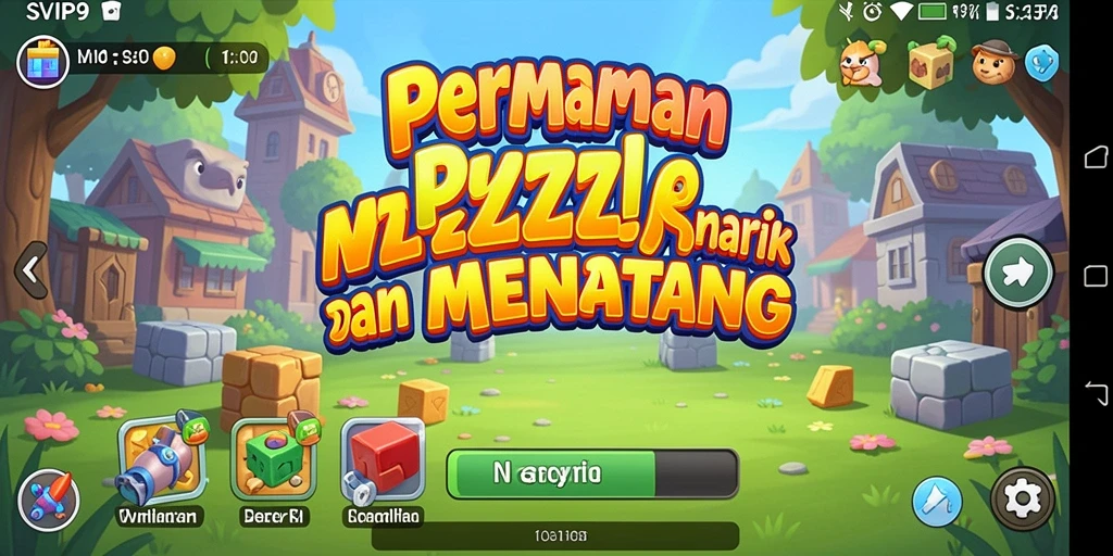 Screenshot gameplay SVIP9 yang menampilkan tantangan Puzzle yang mengasyikkan.