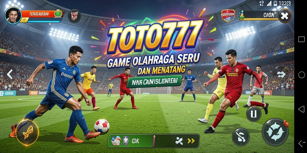 Tampilan gameplay seru dari TOTO777 dalam aksi olahraga.