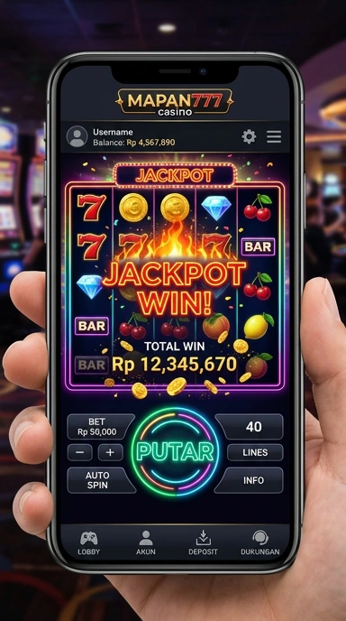 Screenshot fitur unggulan aplikasi terbaru di mapan777.